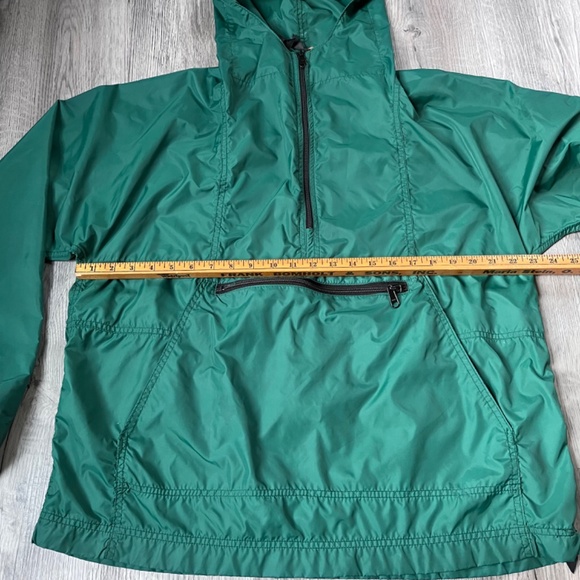 Vintage L.L Bean Rain Jacket Made in USA Mens large green - Picture 5 of 10